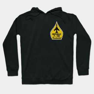 F-105 Thunderchief Arrowhead (Yellow) Hoodie